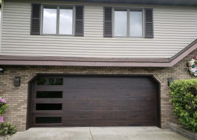 wide garage door